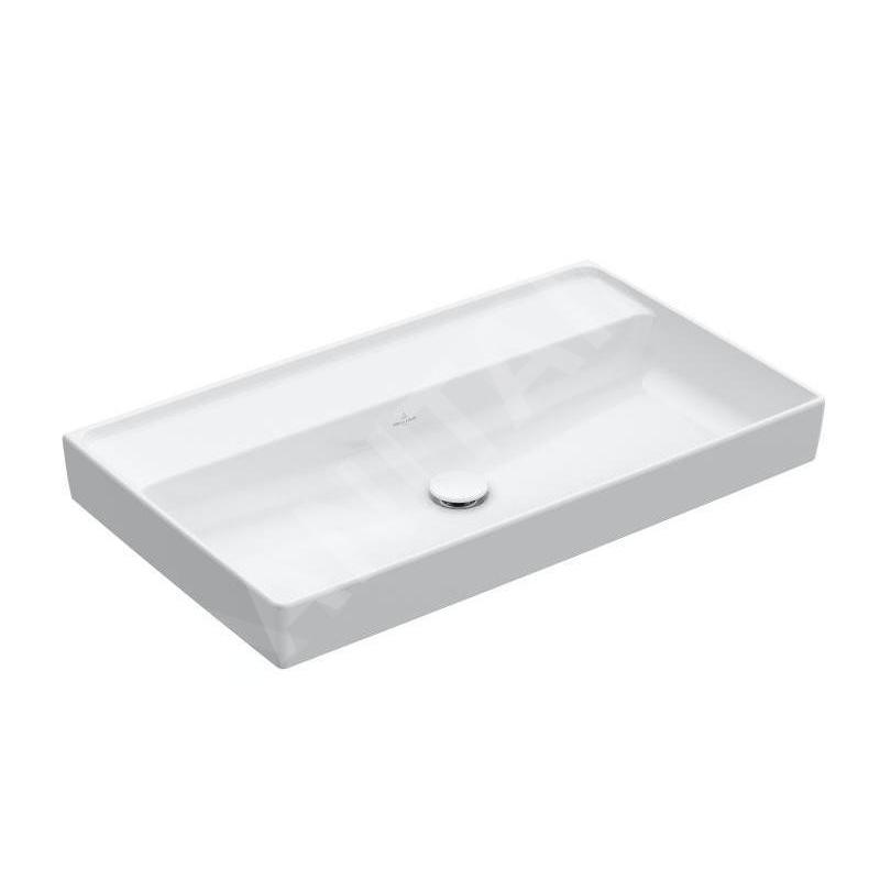 Villeroy & Boch Collaro - Meuble lavabo 800x470 mm, sans trop-plein, sans trou de robinetterie, CeramicPlus, blanc alpin Villeroy & Boch Collaro - Meuble lavabo 800x470 mm, sans trop-plein, sans trou de robinetterie, CeramicPlus, blanc alpin
