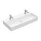 Villeroy & Boch Memento 2.0 - Meuble double vasque 1000x470 mm, sans trop-plein, 2 trous de robinetterie, CeramicPlus, blanc Villeroy & Boch Memento 2.0 - Meuble double vasque 1000x470 mm, sans trop-plein, 2 trous de robinetterie, CeramicPlus, blanc