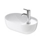 Duravit Luv - Lave-mains 420x270 mm, avec un trou variable, DuraCeram, avec WonderGliss, blanc alpin 03814200001 Duravit Luv - Lave-mains 420x270 mm, avec un trou variable, DuraCeram, avec WonderGliss, blanc alpin 03814200001