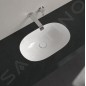 Villeroy & Boch O.novo - Vasque sans trou à installer par le bas, avec trop-plein, 530 mm x 320 mm, blanc- vasque 41625001 Villeroy & Boch O.novo - Vasque sans trou à installer par le bas, avec trop-plein, 530 mm x 320 mm, blanc- vasque 41625001