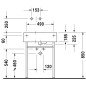 Duravit Scola - Lavabo universel avec trop-plein, 615 mm x 460 mm, blanc - lavabo sans trou, cuve à gauche 0684600000 Duravit Scola - Lavabo universel avec trop-plein, 615 mm x 460 mm, blanc - lavabo sans trou, cuve à gauche 0684600000