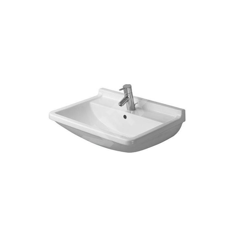 Duravit Starck 3 - Lavabo 550x430 mm, avec un trou pour robinet, blanc 0300550000 Duravit Starck 3 - Lavabo 550x430 mm, avec un trou pour robinet, blanc 0300550000