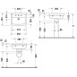 Duravit Starck 3 - Lavabo 550x430 mm, avec un trou pour robinet, blanc 0300550000 Duravit Starck 3 - Lavabo 550x430 mm, avec un trou pour robinet, blanc 0300550000