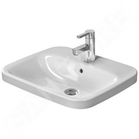 Duravit DuraStyle - Meuble-lavabo 560x455 mm, avec un trou pour robinetterie, blanc 0374560000