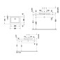 Duravit 2nd floor - Lavabo sans trou et sans trop-plein, 580mm x 415mm, blanc 0317580000