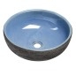 Sapho Priori - Lavabo 410x150 mm, bleu/gris PI020 Sapho Priori - Lavabo 410x150 mm, bleu/gris PI020