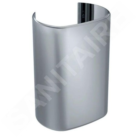 Geberit ONE - Couverture de design pour siphon de lavabo, chrome brillant 505.058.21.1