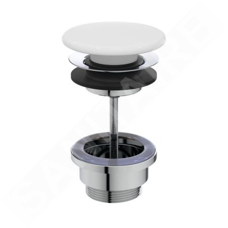 Ideal Standard Accessoires - Bonde de lavabo, Click Clack, blanc E265301