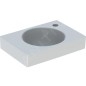Geberit Preciosa II - Lave-mains 400x280x100 mm, trou pour robinetterie à droite, sans trop-plein, blanc 273240000