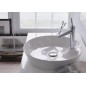 Duravit Cape Cod - Lavabo, diamètre 480 mm, 1 trou pour robinetterie, DuraCeram, WonderGliss, blanc 23284800001 Duravit Cape Cod - Lavabo, diamètre 480 mm, 1 trou pour robinetterie, DuraCeram, WonderGliss, blanc 23284800001