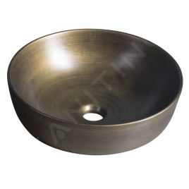 Sapho Priori - Lavabo, diamètre 415 mm, bronze PI032