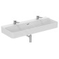 Ideal Standard Conca Ceram - Double-lavabo 1200x450 mm, avec trop-plein, trous pour robinet, blanc T380301 Ideal Standard Conca Ceram - Double-lavabo 1200x450 mm, avec trop-plein, trous pour robinet, blanc T380301
