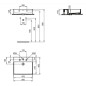 Ideal Standard Extra - Lavabo à poser 500x450 mm, avec trop-plein, 3 trous pour robinet, blanc T388501 Ideal Standard Extra - Lavabo à poser 500x450 mm, avec trop-plein, 3 trous pour robinet, blanc T388501