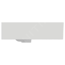 Ideal Standard Extra - Lavabo à poser 500x450 mm, avec trop-plein, 3 trous pour robinet, blanc T388501