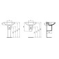 Ideal Standard i.Life A - Colonne, blanc T471201