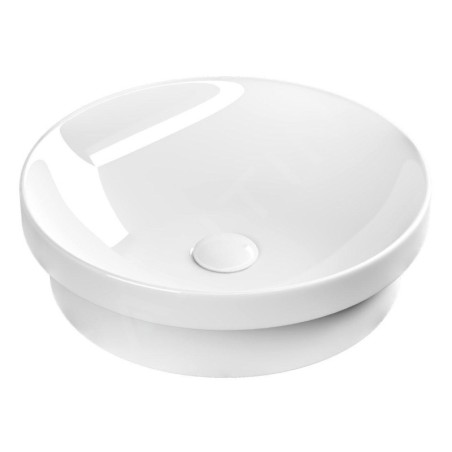 Sapho Lavabos - Lavabo, diamètre 43 cm, sans trop-plein, sans trou pour robinetterie, blanc 3041
