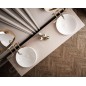 Sapho Lavabos - Lavabo, diamètre 43 cm, sans trop-plein, sans trou pour robinetterie, blanc 3041 Sapho Lavabos - Lavabo, diamètre 43 cm, sans trop-plein, sans trou pour robinetterie, blanc 3041