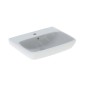 Geberit Selnova Square - Lavabo 600x460 mm, avec un trou de robinetterie, avec trop-plein, blanc 500.300.01.7 Geberit Selnova Square - Lavabo 600x460 mm, avec un trou de robinetterie, avec trop-plein, blanc 500.300.01.7