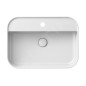 Ravak Ceramic - Vasque à poser sur plan, 55x40 mm, avec trop-plein, un trou pour robinetterie, blanc XJX01155005 Ravak Ceramic - Vasque à poser sur plan, 55x40 mm, avec trop-plein, un trou pour robinetterie, blanc XJX01155005