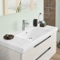 Villeroy & Boch Subway 2.0 - Meuble lavabo 1000x470 mm, avec trop-plein, trou de robinetterie, CeramicPlus, blanc alpin 7175A0R1