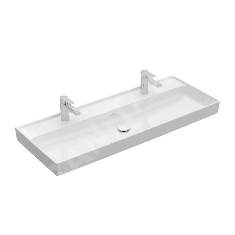 Villeroy & Boch Collaro - Meuble lavabo 1200x470 mm, sans trop-plein, 2 trous de robinetterie, blanc alpin 4A33C101 Villeroy & Boch Collaro - Meuble lavabo 1200x470 mm, sans trop-plein, 2 trous de robinetterie, blanc alpin 4A33C101