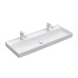 Villeroy & Boch Collaro - Meuble lavabo 1200x470 mm, sans trop-plein, 2 trous de robinetterie, blanc alpin 4A33C101 Villeroy & Boch Collaro - Meuble lavabo 1200x470 mm, sans trop-plein, 2 trous de robinetterie, blanc alpin 4A33C101