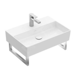 Villeroy & Boch Memento 2.0 - Lavabo 500x420 mm, sans trop-plein, sans trou de robinetterie, blanc alpin 4A225301
