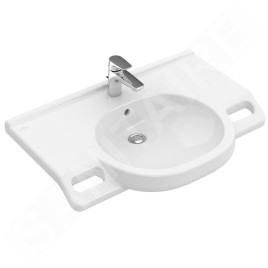 Villeroy & Boch ViCare - Lavabo Vita 800x550 mm, avec trop-plein, avec trou de robinetterie, blanc alpin 41208001