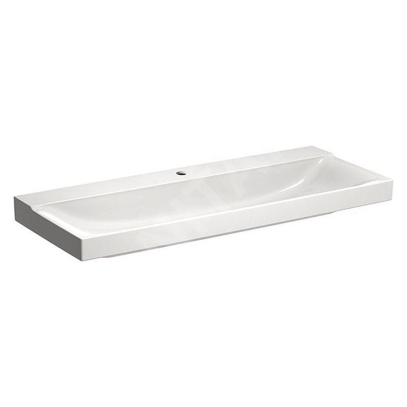 Geberit Xeno 2 - Lavabo 1200x480 mm, avec 1 trou, sans trop-plein, avec KeraTect, blanc 500.551.01.1 Geberit Xeno 2 - Lavabo 1200x480 mm, avec 1 trou, sans trop-plein, avec KeraTect, blanc 500.551.01.1