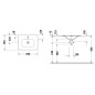 Duravit Viu - Vasque, 600x450 mm, avec un trou pour robinet, blanc alpin 0385600000 Duravit Viu - Vasque, 600x450 mm, avec un trou pour robinet, blanc alpin 0385600000