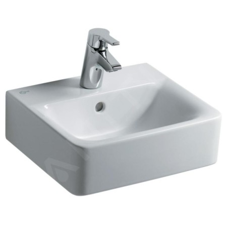 Ideal Standard Connect - Lave-main Cube, 400x360x160 mm avec un trou pour mitigeur, blanc E713701