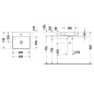 Duravit DuraSquare - Meuble-lavabo 500x470 mm, avec un trou pour robinet, DuraCeram, avec Wonder-Gliss, blanc alpin 23535000711 Duravit DuraSquare - Meuble-lavabo 500x470 mm, avec un trou pour robinet, DuraCeram, avec Wonder-Gliss, blanc alpin 23535000711