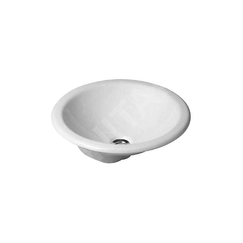 Duravit Architec - Lavabo sans trou, avec trop-plein, diamètre 470 mm, blanc - lavabo 0468470000 Duravit Architec - Lavabo sans trou, avec trop-plein, diamètre 470 mm, blanc - lavabo 0468470000