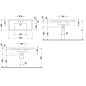 Duravit Starck 3 - Lavabo pour meuble 1050x485 mm, avec 1 trou, avec WonderGliss, blanc alpin 03041000001