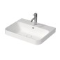 Duravit Happy D.2 Plus - Vasque 600x460 mm, avec un trou pour robinet, avec WonderGliss, blanc 23606000001 Duravit Happy D.2 Plus - Vasque 600x460 mm, avec un trou pour robinet, avec WonderGliss, blanc 23606000001