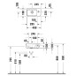 Duravit ME by Starck - Lave-mains 400x220 mm, avec un trou pour robinet à droite, avec WonderGliss, blanc alpin 07174000001
