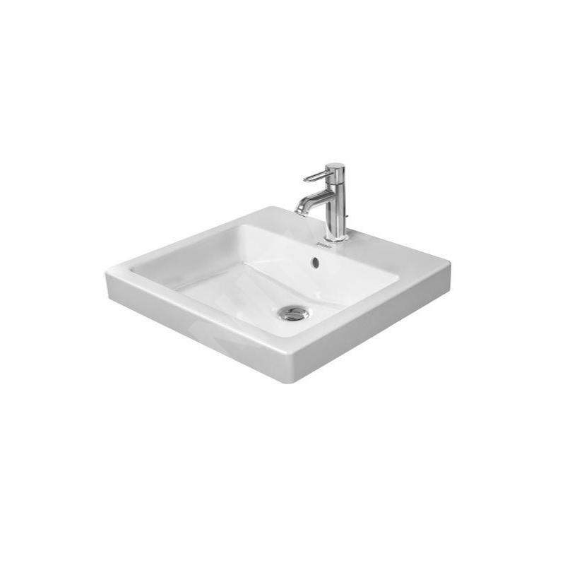Duravit Vero - Vasque 500x465 mm, avec un trou pour robinet, avec WonderGliss, blanc alpin 03155000001 Duravit Vero - Vasque 500x465 mm, avec un trou pour robinet, avec WonderGliss, blanc alpin 03155000001