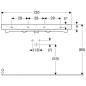 Geberit iCon - Lavabo, 1200x485 mm, blanc 124020000 Geberit iCon - Lavabo, 1200x485 mm, blanc 124020000