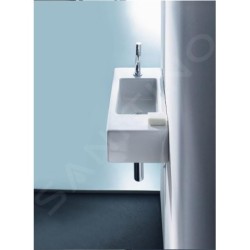 Duravit Vero - Lave-mains 500x250 mm, un trou pour robinetterie à gauche, avec WonderGliss, blanc alpin 07035000091