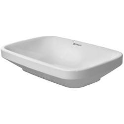 Duravit DuraStyle - Vasque, 600x380 mm, avec WonderGliss, blanc 03496000001