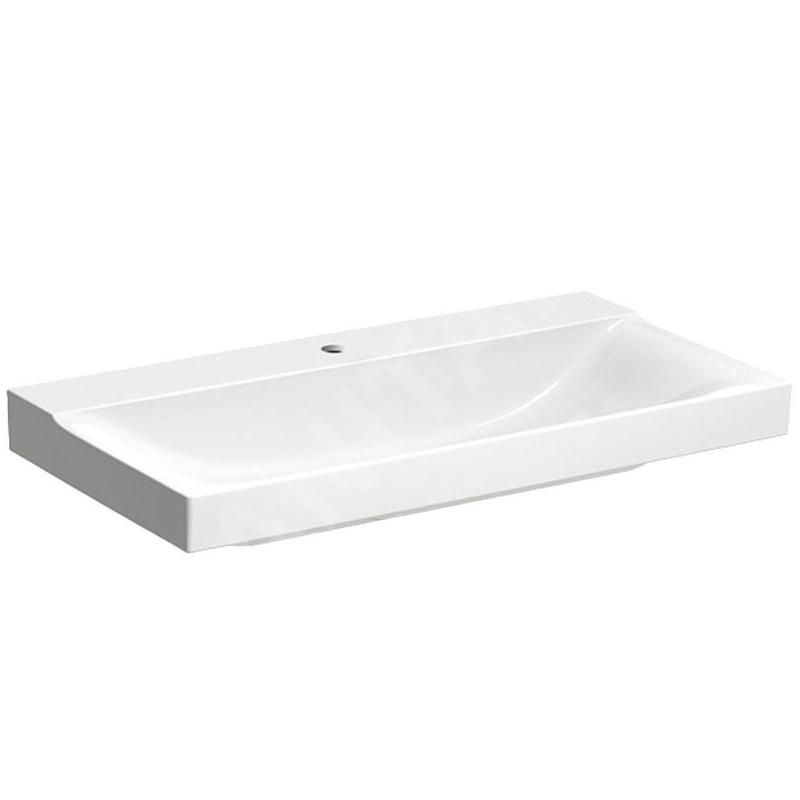Geberit Xeno 2 - Lavabo 900x480 mm, avec 1 trou, sans trop-plein, avec KeraTect, blanc 500.531.01.1 Geberit Xeno 2 - Lavabo 900x480 mm, avec 1 trou, sans trop-plein, avec KeraTect, blanc 500.531.01.1
