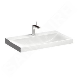 Geberit Xeno 2 - Lavabo 900x480 mm, avec 1 trou, sans trop-plein, avec KeraTect, blanc 500.531.01.1