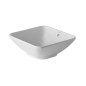 Duravit Bacino - Vasque à poser, 420x420 mm, sans trou pour robinet, blanc alpin 0333420000 Duravit Bacino - Vasque à poser, 420x420 mm, sans trou pour robinet, blanc alpin 0333420000
