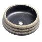 Sapho Priori - Lavabo 410x150 mm, noir/pierre PI021 Sapho Priori - Lavabo 410x150 mm, noir/pierre PI021