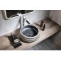 Sapho Priori - Lavabo 410x150 mm, noir/pierre PI021 Sapho Priori - Lavabo 410x150 mm, noir/pierre PI021