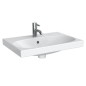 Geberit Acanto - Lavabo 600x422 mm, avec 1 trou, avec trop-plein, blanc 500.631.01.2