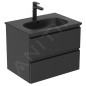 Ideal Standard Tesi - Meuble-lavabo 625x450 mm, avec trop-plein, trou pour robinetterie, noir T3510V3 Ideal Standard Tesi - Meuble-lavabo 625x450 mm, avec trop-plein, trou pour robinetterie, noir T3510V3