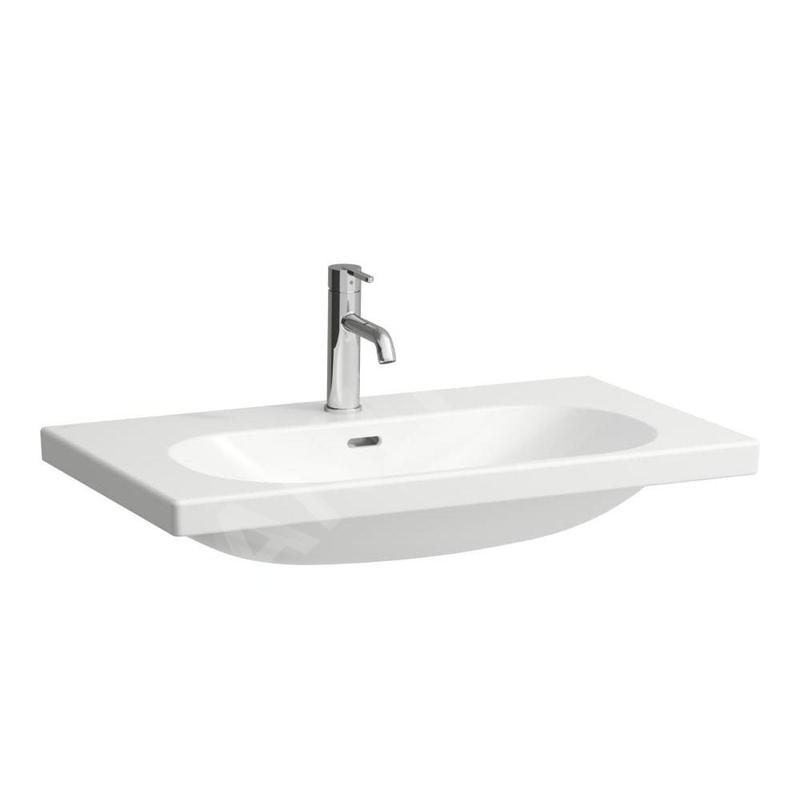 Laufen Lua - Lavabo de meuble 80x46 cm, avec trop-plein, trou pour robinet, LCC, blanc H8160874001041 Laufen Lua - Lavabo de meuble 80x46 cm, avec trop-plein, trou pour robinet, LCC, blanc H8160874001041