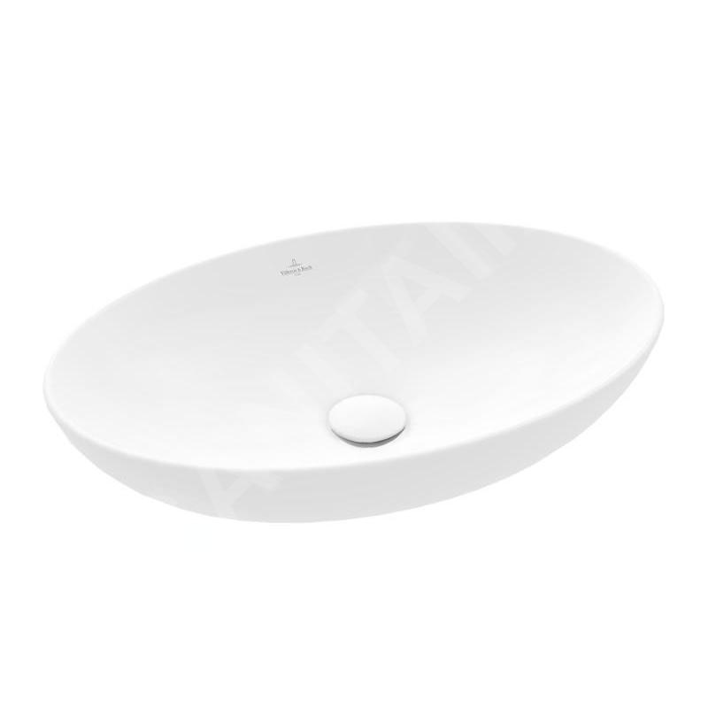 Villeroy & Boch Loop&Friends - Vasque, 560x380 mm, avec trop-plein, CeramicPlus, Stone White 4A4700RW Villeroy & Boch Loop&Friends - Vasque, 560x380 mm, avec trop-plein, CeramicPlus, Stone White 4A4700RW