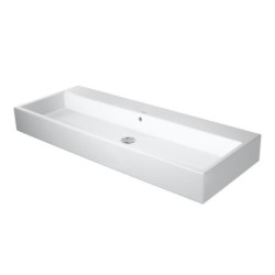 Duravit Vero Air - Meuble-lavabo double 1200x470 mm, avec trop-plein, sans trou pour robinetterie, blanc 2350120028